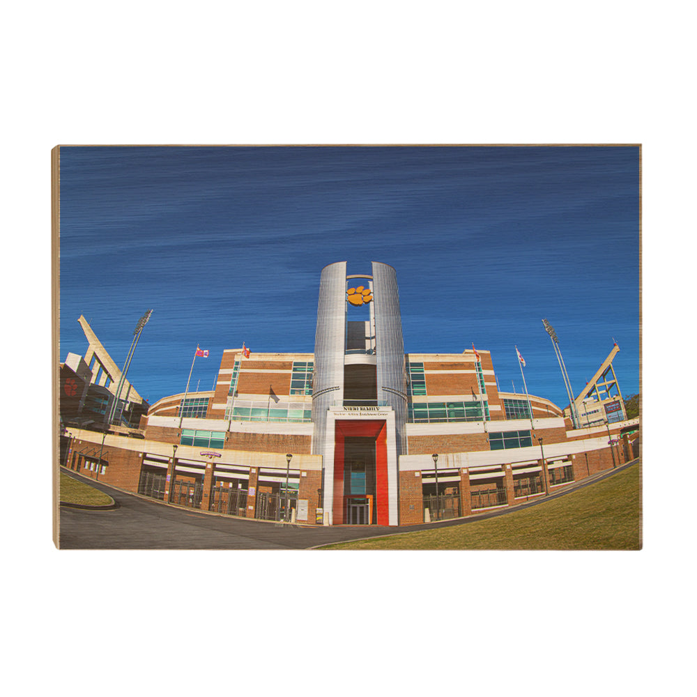 Clemson Tigers - Nieri Family Student Athletic Enrichment Center - College Wall Art #Canvas