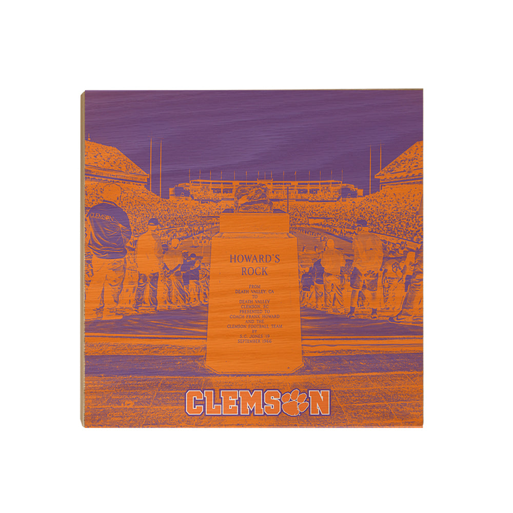 Clemson Tigers - Howards Rock - College Wall Art #Canvas