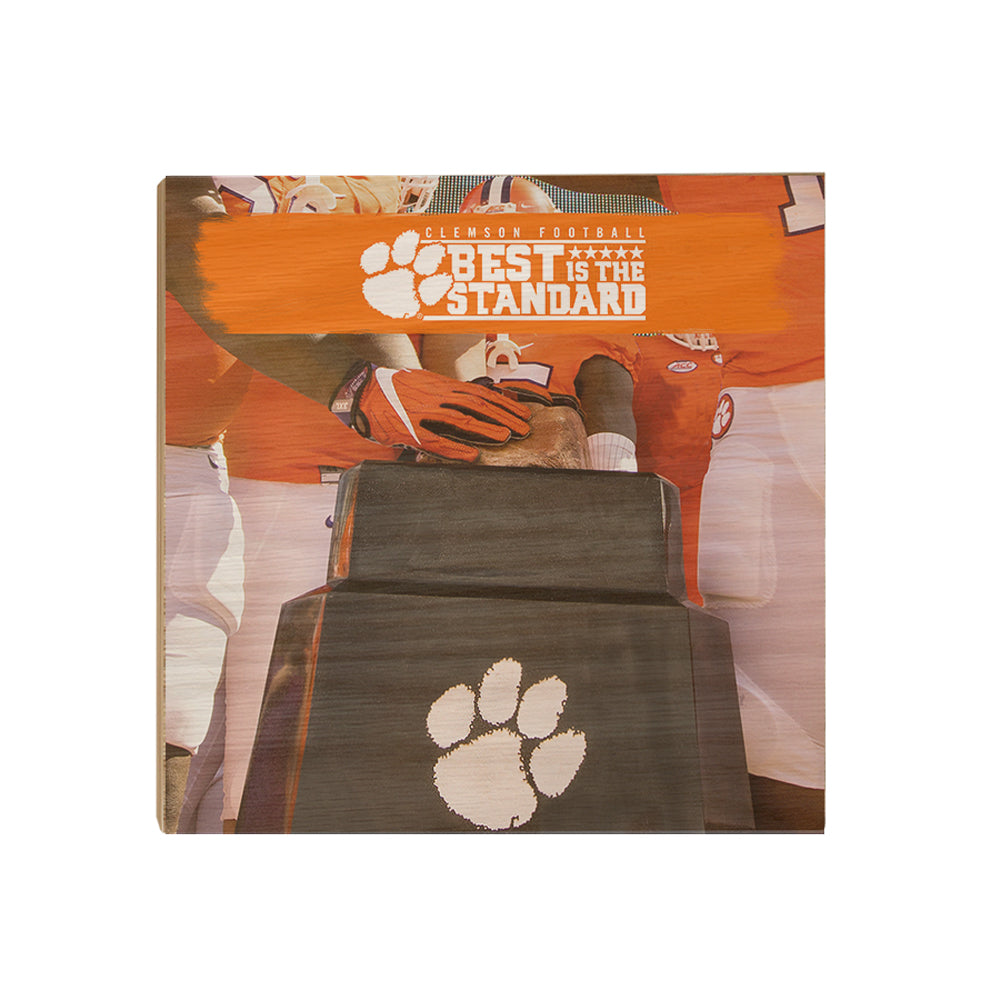 Clemson Tigers - Best is the Standard Howards Rock - College Wall Art #Canvas