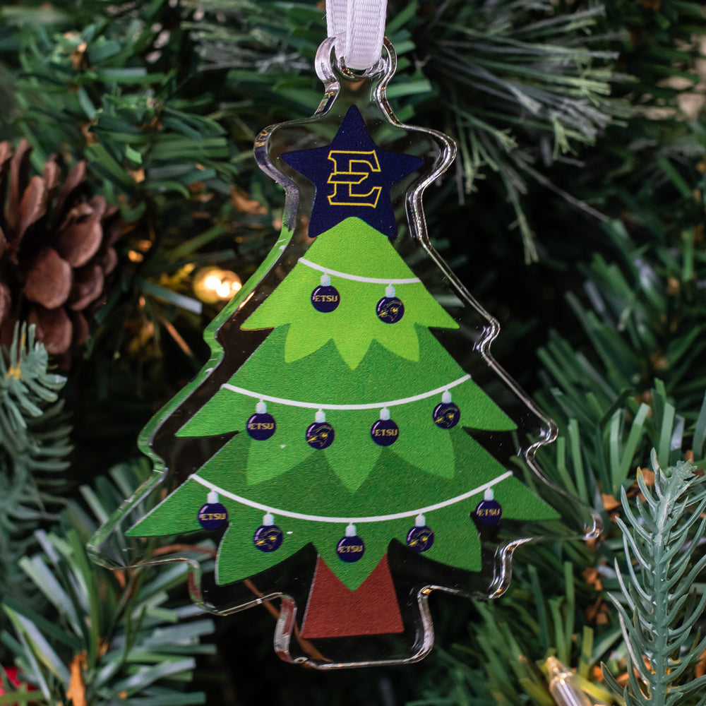 ETSU Bucs - ETSU Christmas Tree Ornament