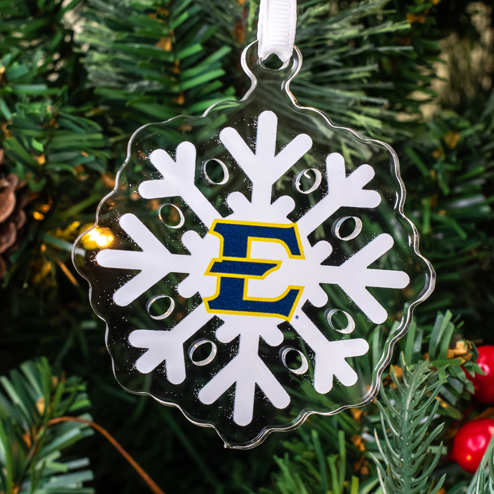 ETSU Bucs - ETSU Snowflake Ornament