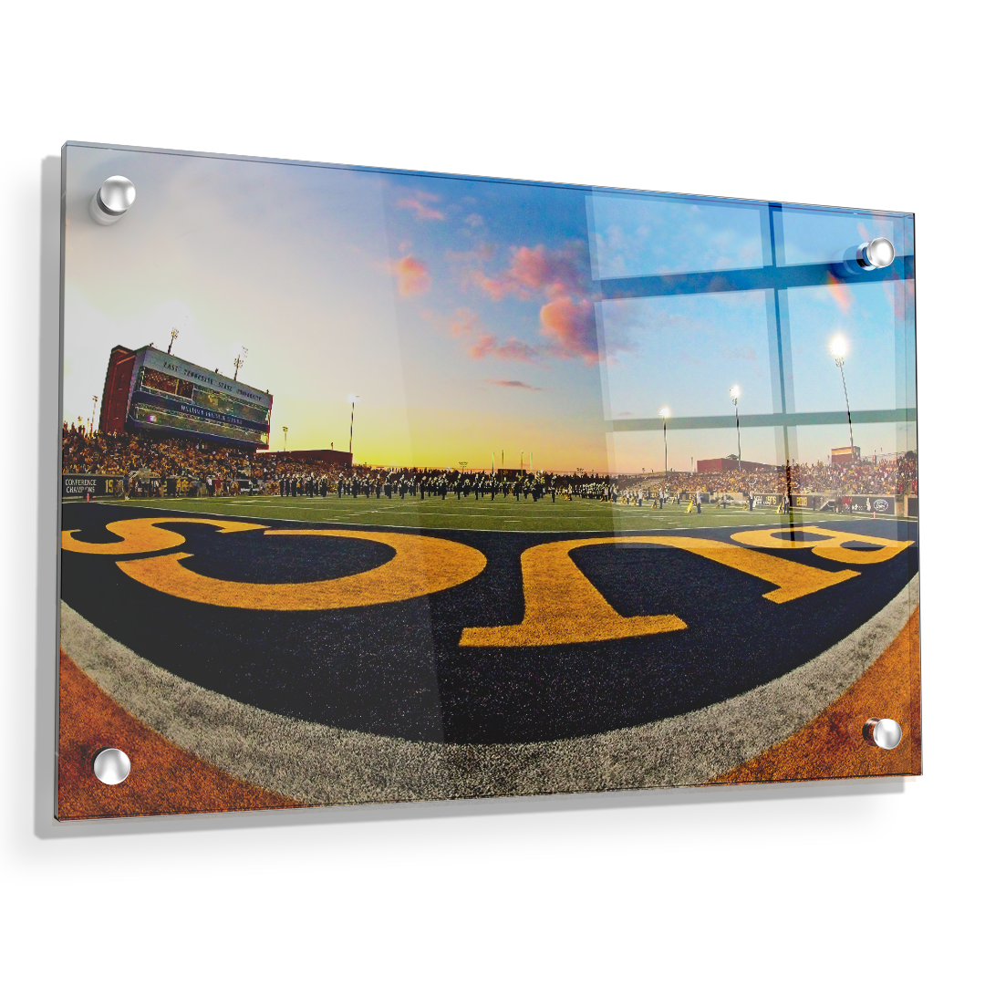 ETSU - Bucs End Zone - College Wall Art#Canvas