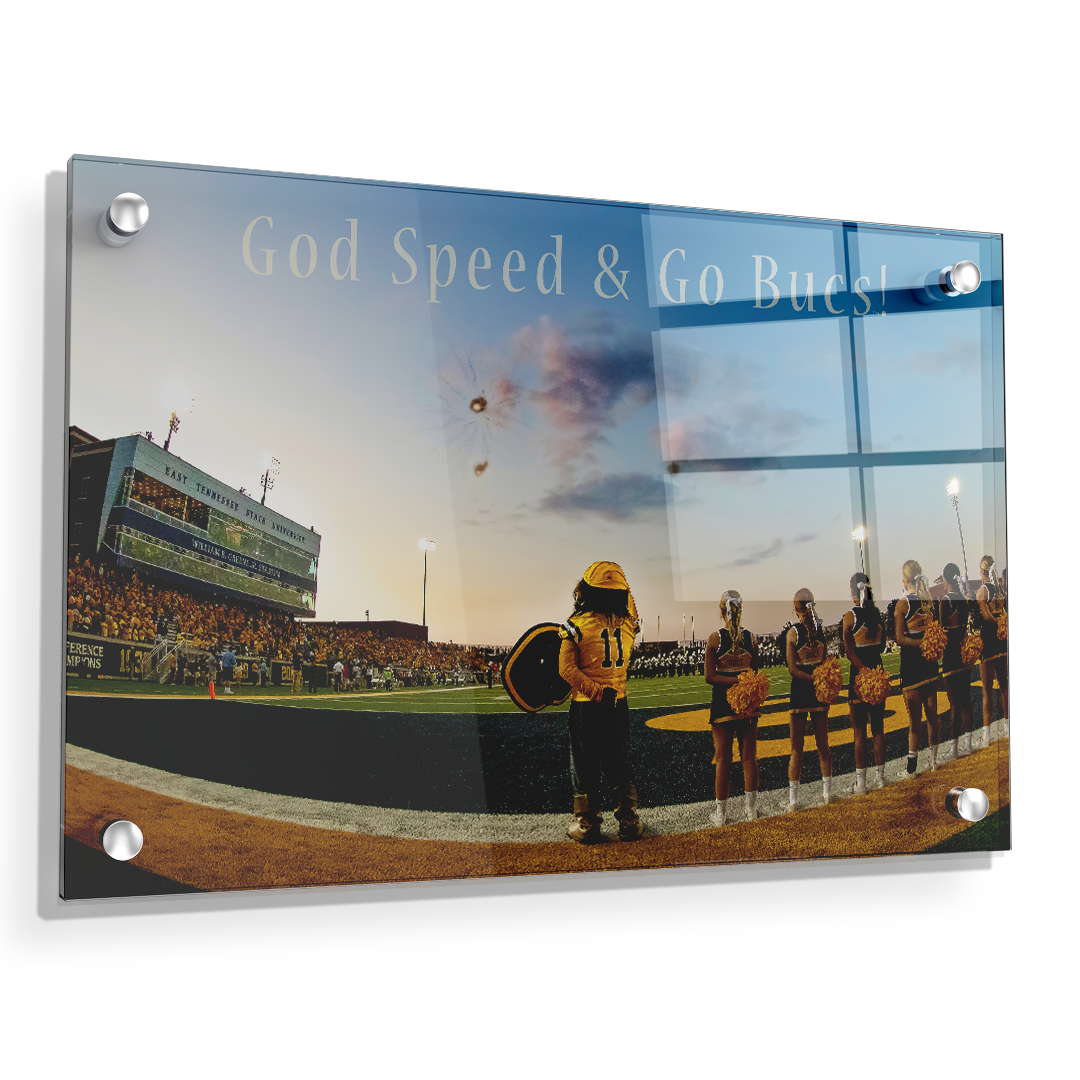 ETSU - God Speed & Go Bucs! - College Wall Art#Canvas