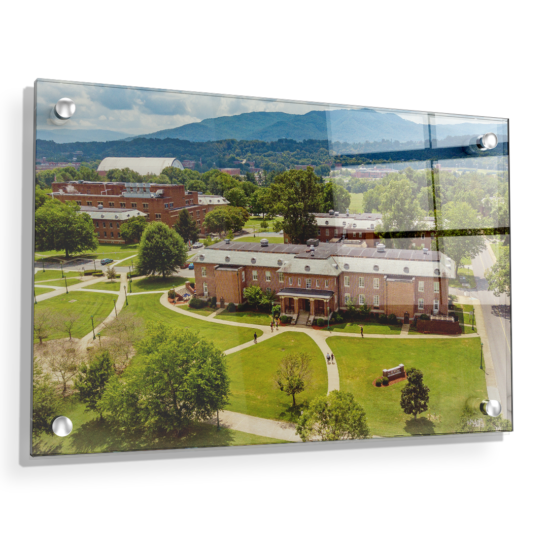 ETSU - Bill Gratton School of Pharmacy Aerial - College Wall Art #Canvas