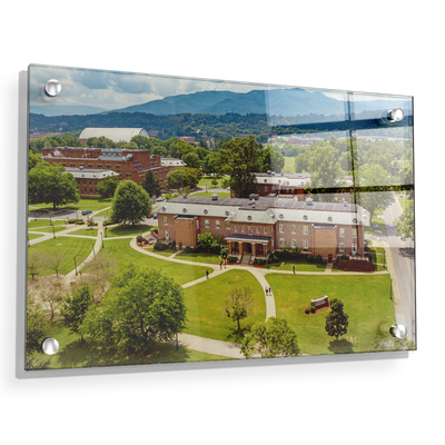 ETSU - Bill Gratton School of Pharmacy Aerial - College Wall Art #Acrylic