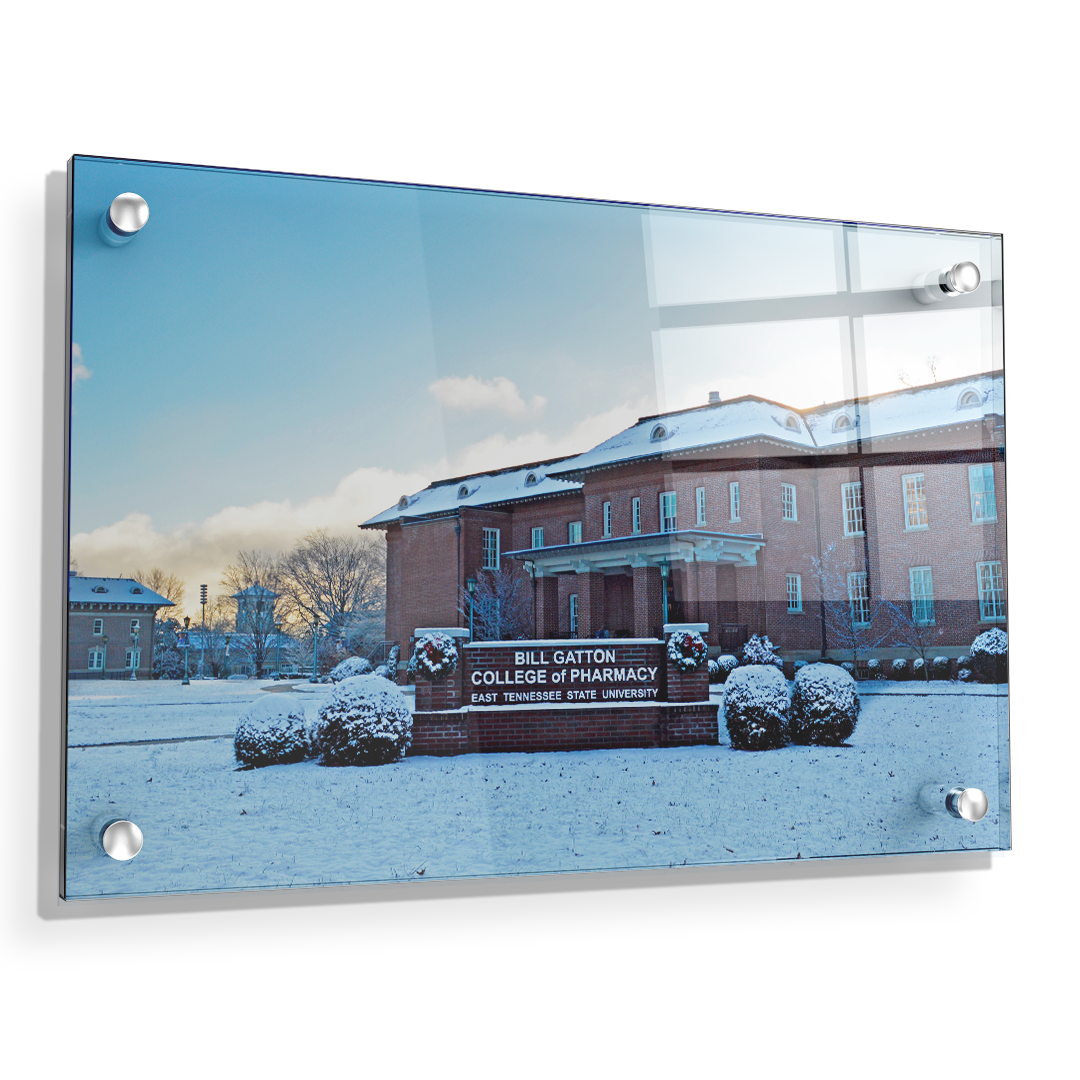 ETSU - Bill Gatton College of Pharmacy Winter - College Wall Art #Canvas