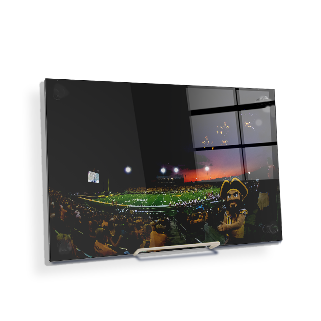 ETSU - Sunset Score with Bucky - College Wall Art#Canvas