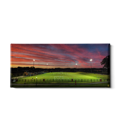 ETSU - Soccer Sunset Panoramic - College Wall Art#Canvas