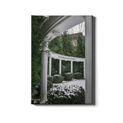 ETSU - Snowy Amphitheater - College Wall Art #Canvas