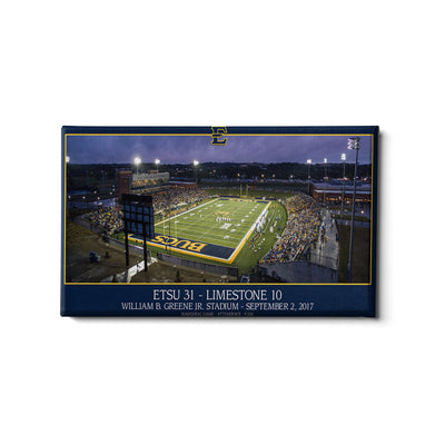 ETSU - The Inaugural Game Panoramic - College Wall Art #Canvas