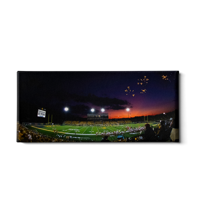 ETSU - Sunset Touchdown Panoramic - College Wall Art#Canvas