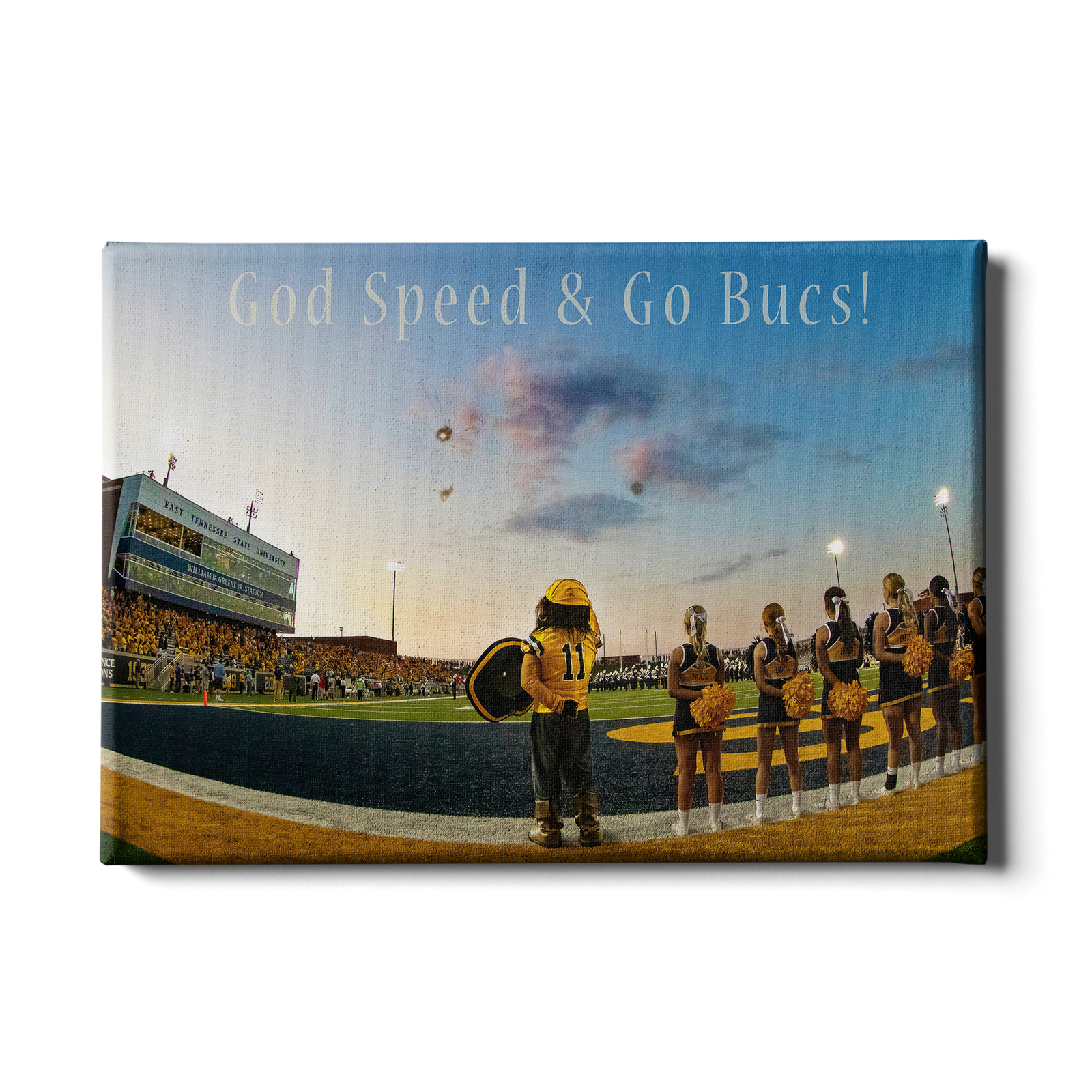 ETSU - God Speed & Go Bucs! - College Wall Art#Canvas