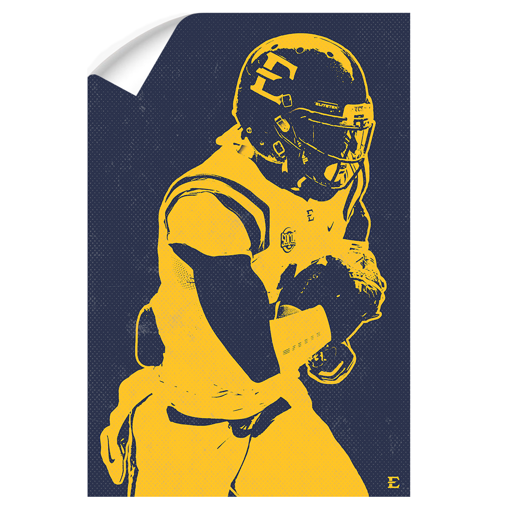 ETSU - Blue & Gold Bucs - College Wall Art#Canvas