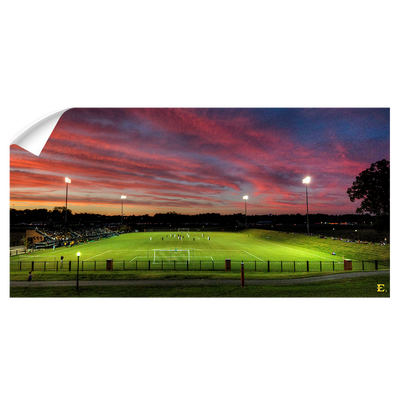 ETSU - Soccer Sunset Panoramic - College Wall Art#Wall Decal