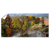 ETSU - Autumn Aerial Panoramic - College Wall Art #Wall Decal