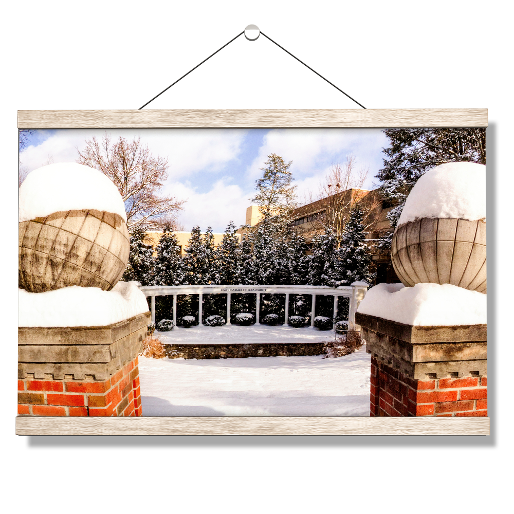ETSU - Snow Day - College Wall Art#Canvas