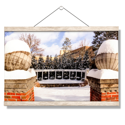 ETSU - Snow Day - College Wall Art#Hanging Canvas