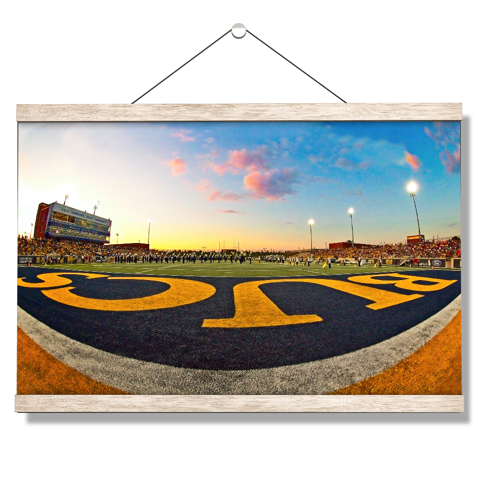 ETSU - Bucs End Zone - College Wall Art#Canvas