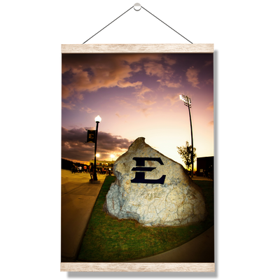 ETSU - The Rock - College Wall Art#Hanging Canvas