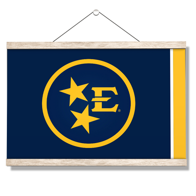 ETSU - Bucs Tri Star Bucs Flag - College Wall Art#Hanging Canvas