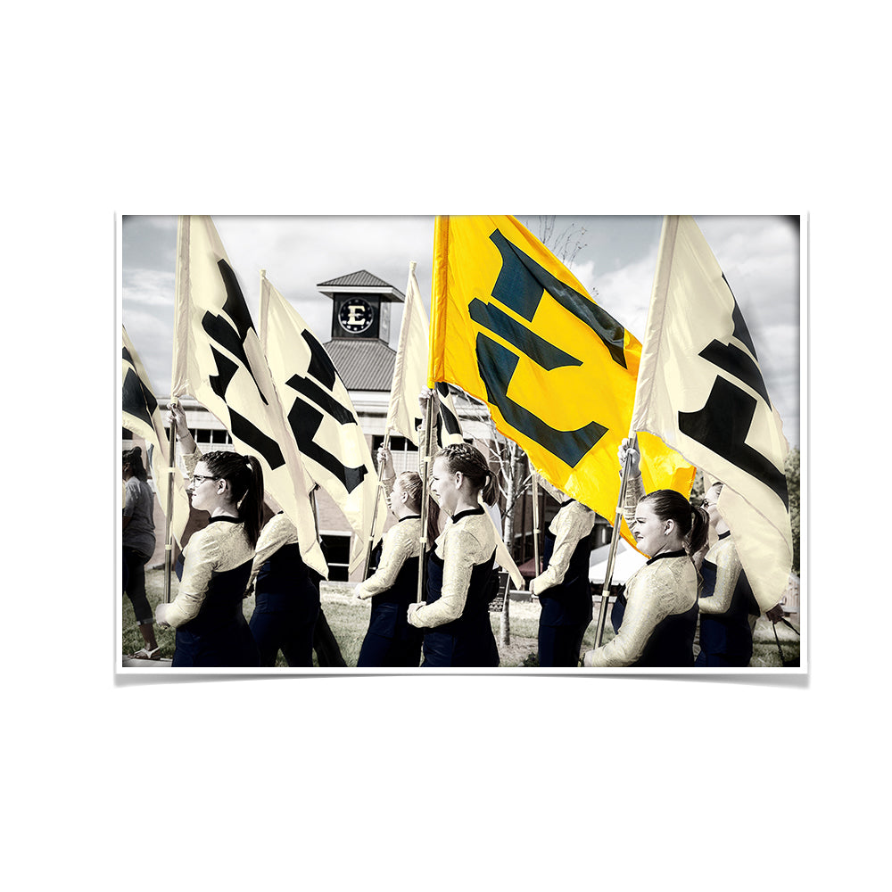 ETSU - Color Guard - College Wall Art #Canvas