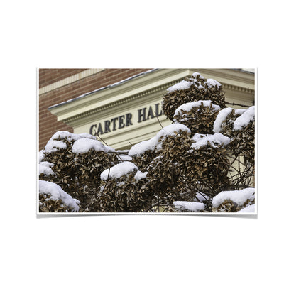 ETSU - Winter Carter Hall - College Wall Art #Poster