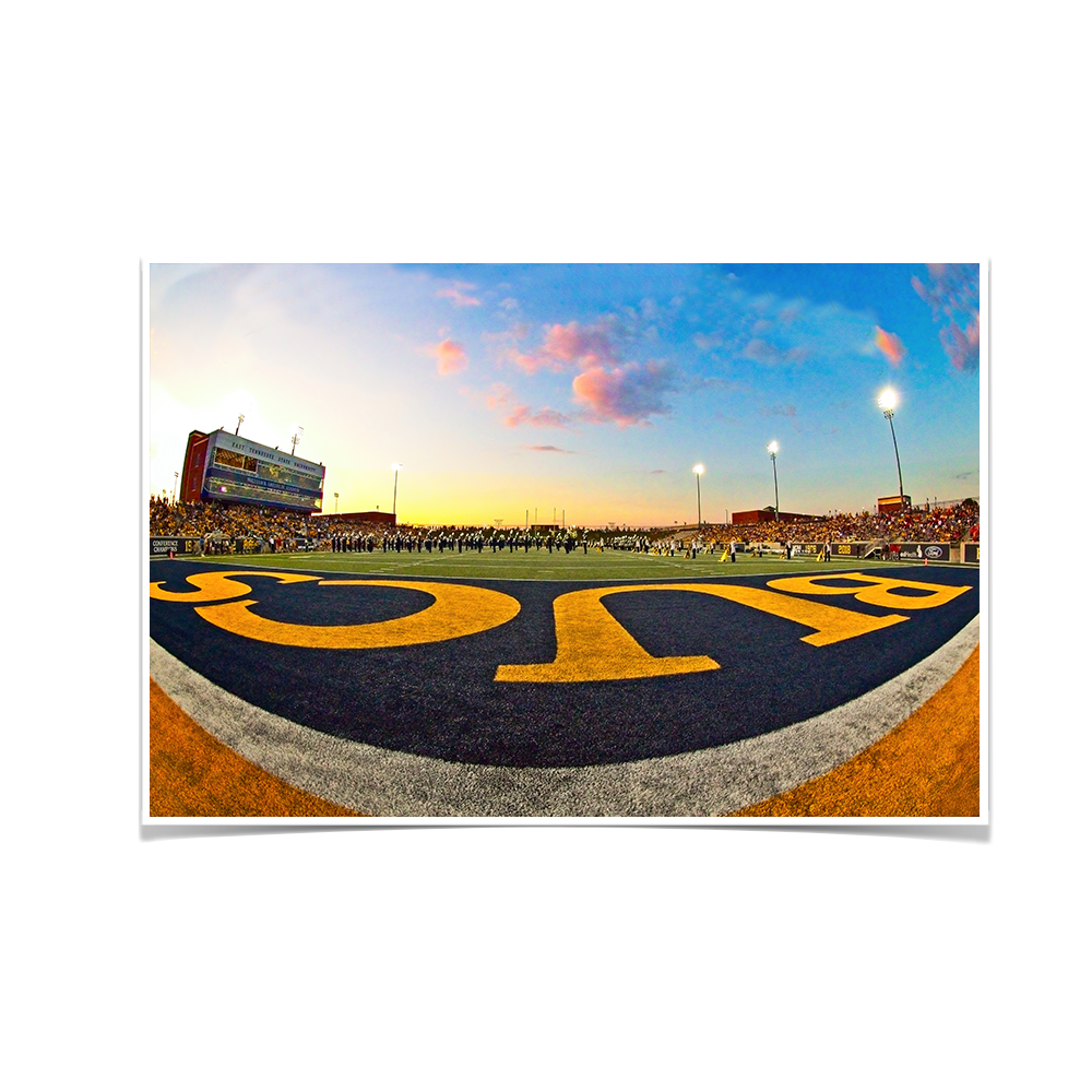 ETSU - Bucs End Zone - College Wall Art#Canvas