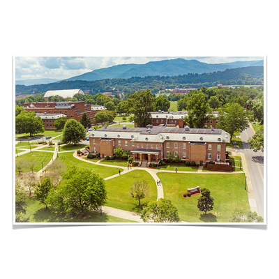 ETSU - Bill Gratton School of Pharmacy Aerial - College Wall Art #Poster