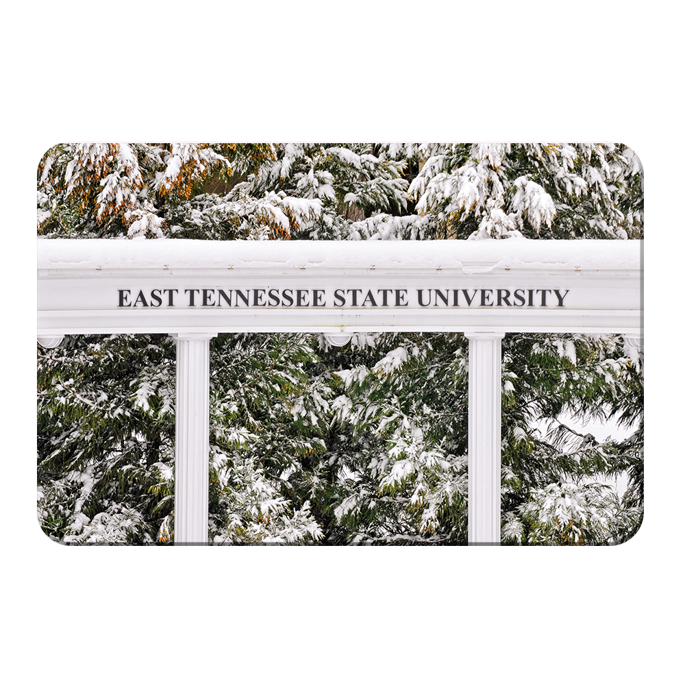 ETSU - East Tennessee Snow - College Wall Art#Canvas