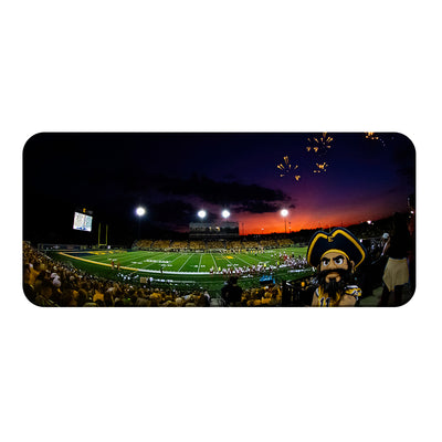 ETSU - Sunset Score with Bucky Panoramic - College Wall Art #PVC