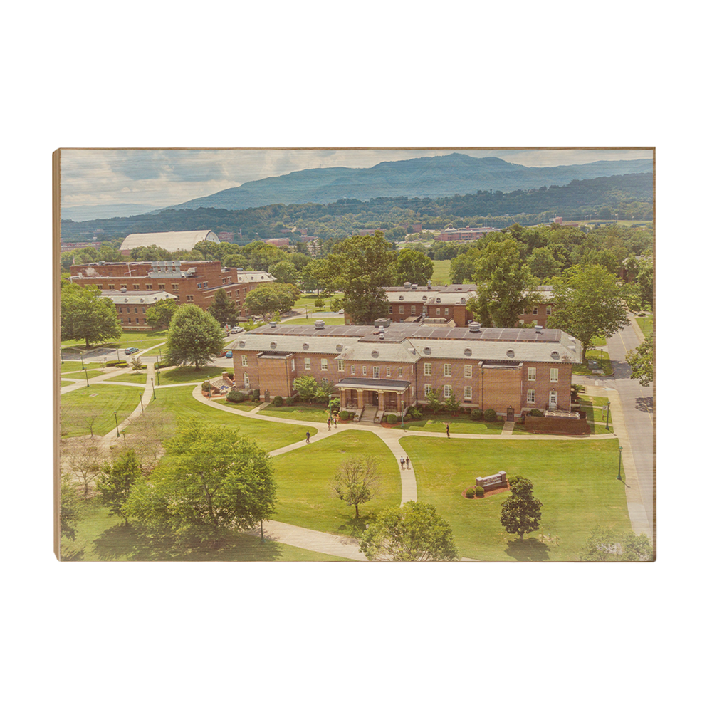 ETSU - Bill Gratton School of Pharmacy Aerial - College Wall Art #Canvas