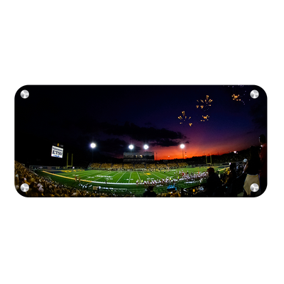 ETSU - Sunset Touchdown Panoramic - College Wall Art#Metal