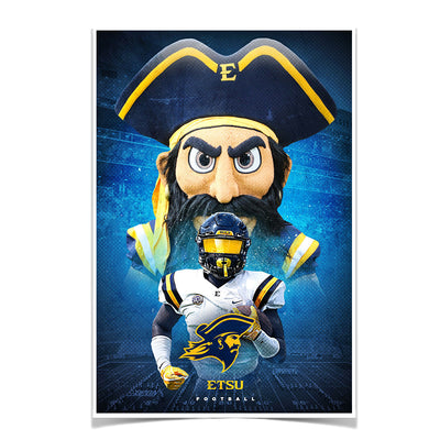 ETSU - This is ETSU Football - College Wall Art#Poster