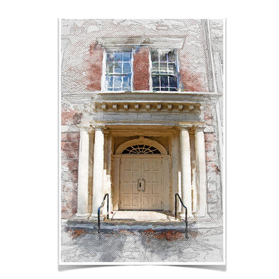 ETSU - The Door Sketch - College Wall Art#Poster