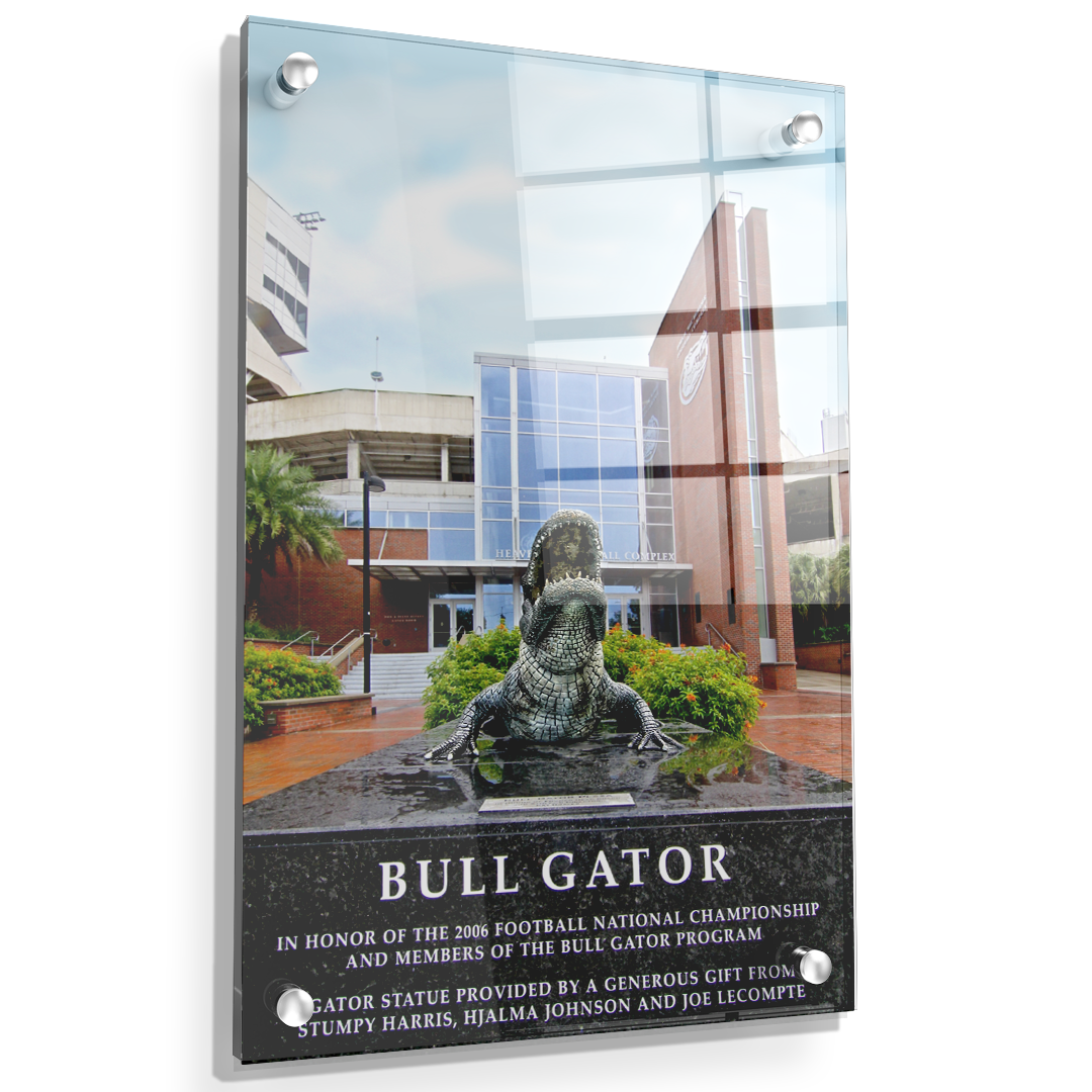 Florida Gators - Bull Gator - College Wall Art #Canvas