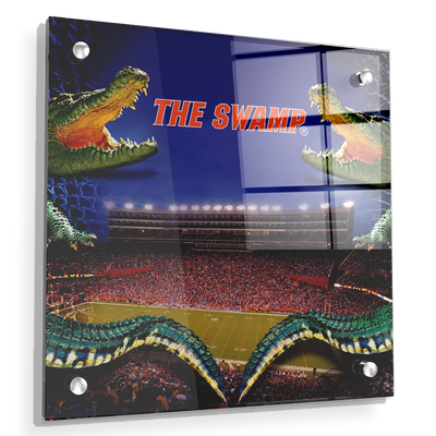 Florida Gators - Night Gator - College Wall Art #Acrylic