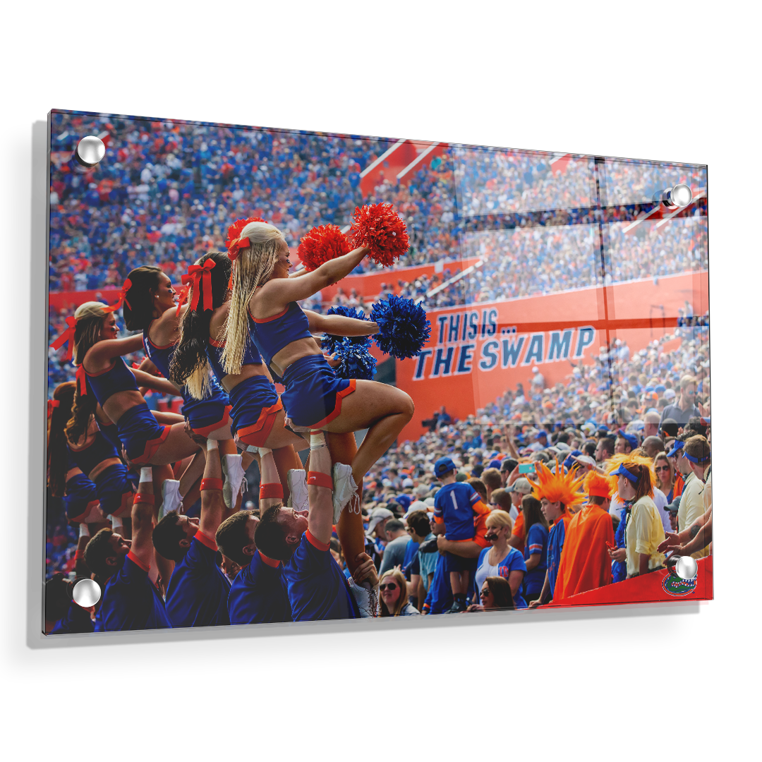 Florida Gators - Swamp Cheer - College Wall Art #Canvas