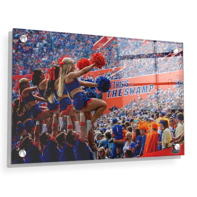 Florida Gators - Swamp Cheer - College Wall Art #Acrylic