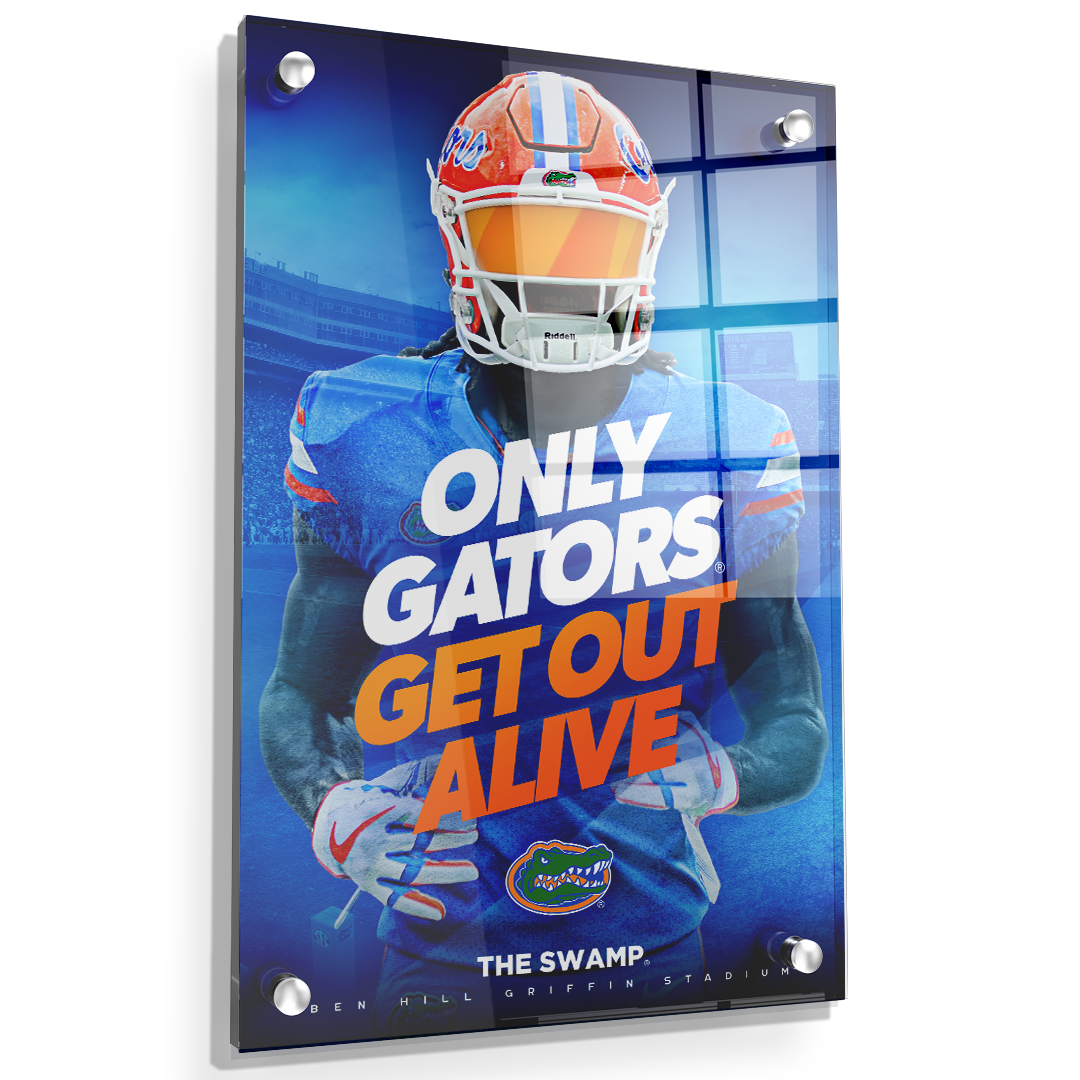 Florida Gators - Only Gators - College Wall Art #Canvas