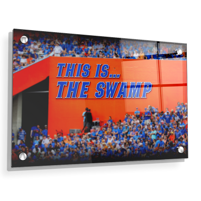 Florida Gators - Swamp Sign - College Wall Art #Acrylic