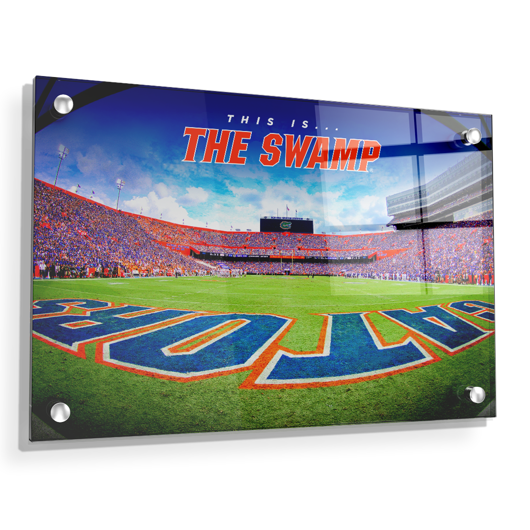 Florida Gators - This is the Swamp End Zone - College Wall Art #Canvas