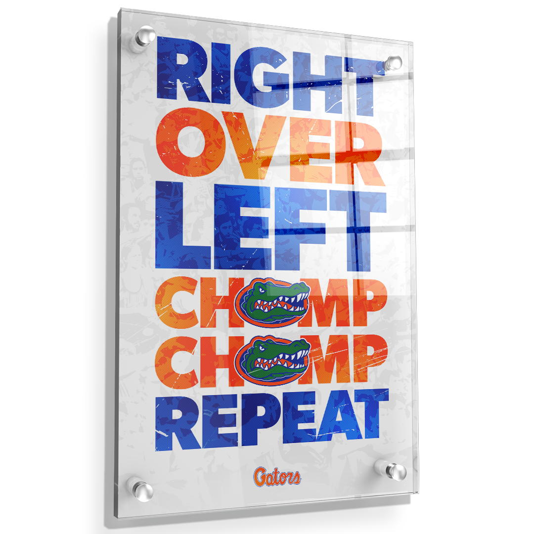 Florida Gators - Chomp Chomp - College Wall Art #Canvas