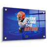 Florida Gators - Here Come the Gators - College Wall Art #Acrylic