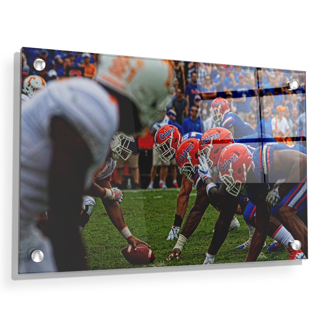 Florida Gators - Gator Line - College Wall Art #Canvas