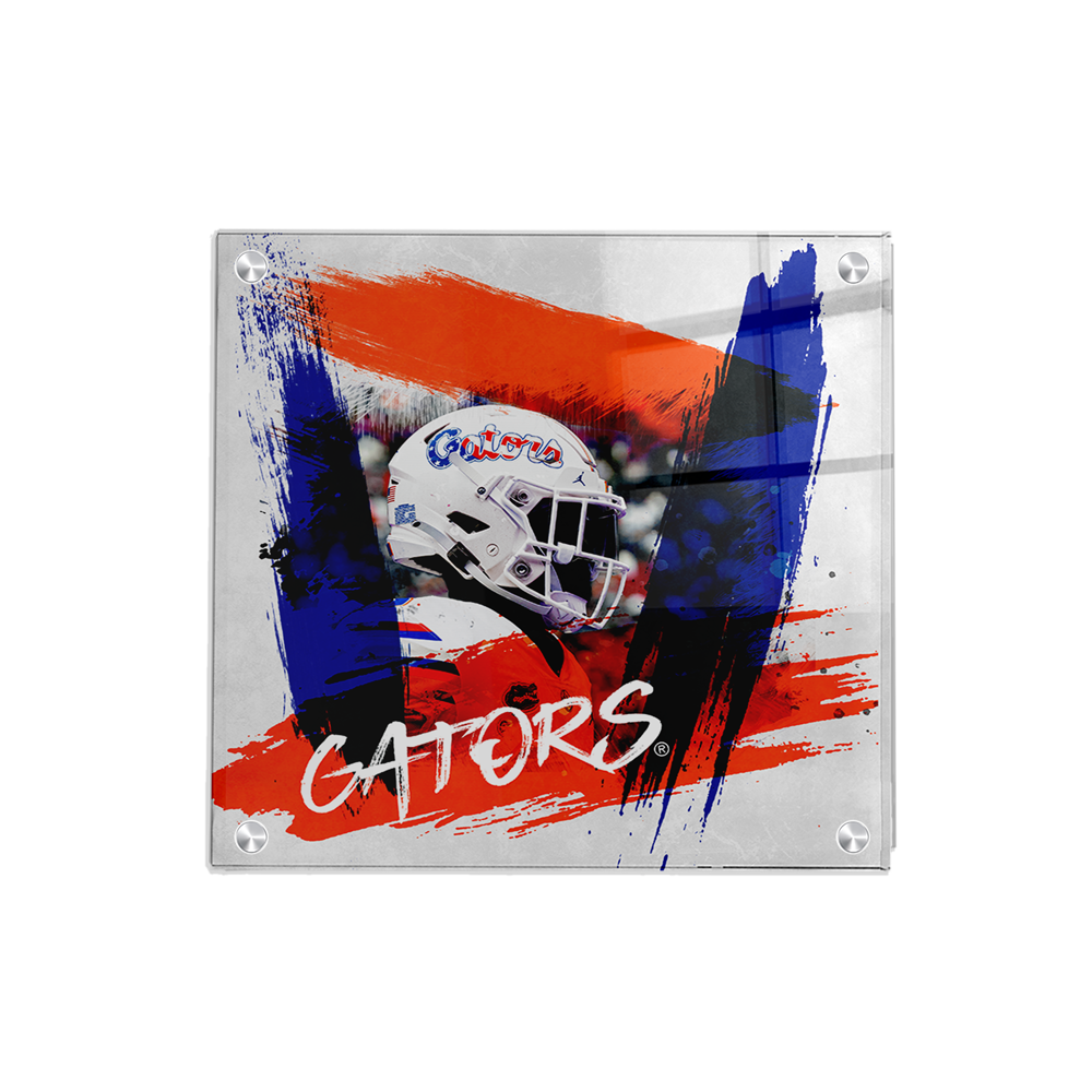 Florida Gators - Florida Gators Paint Splash - College Wall Art #Canvas