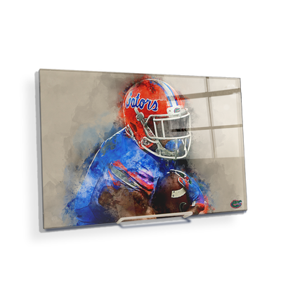Florida Gators - Gator Watercolor - College Wall Art #Acrylic Mini