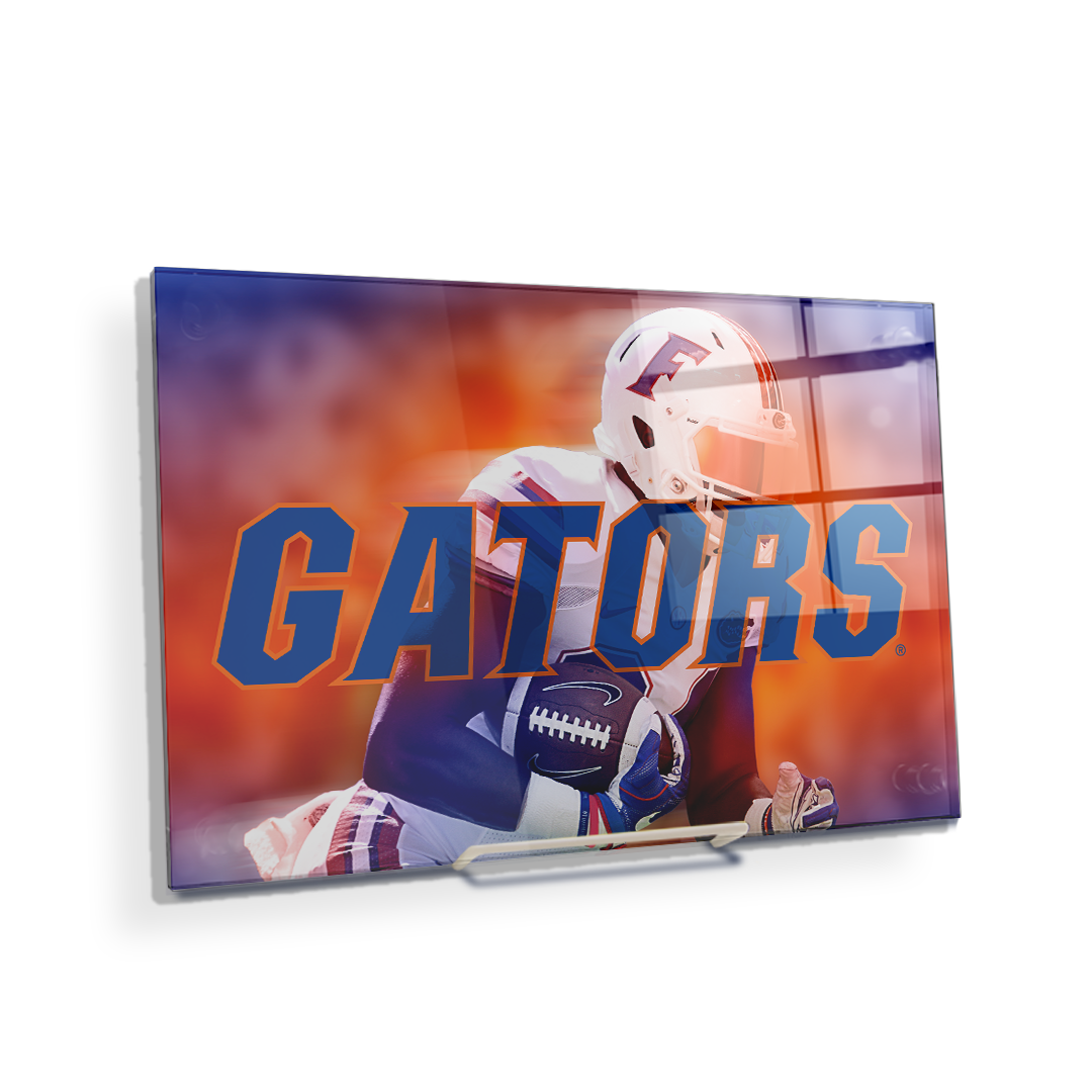 Florida Gators - Throw Back Run - College Wall Art #Canvas