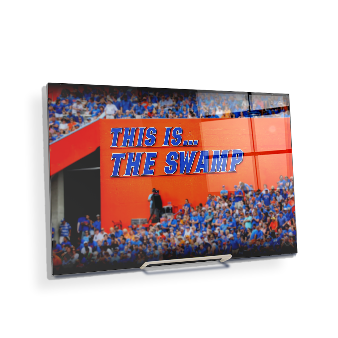 Florida Gators - Swamp Sign - College Wall Art #Canvas