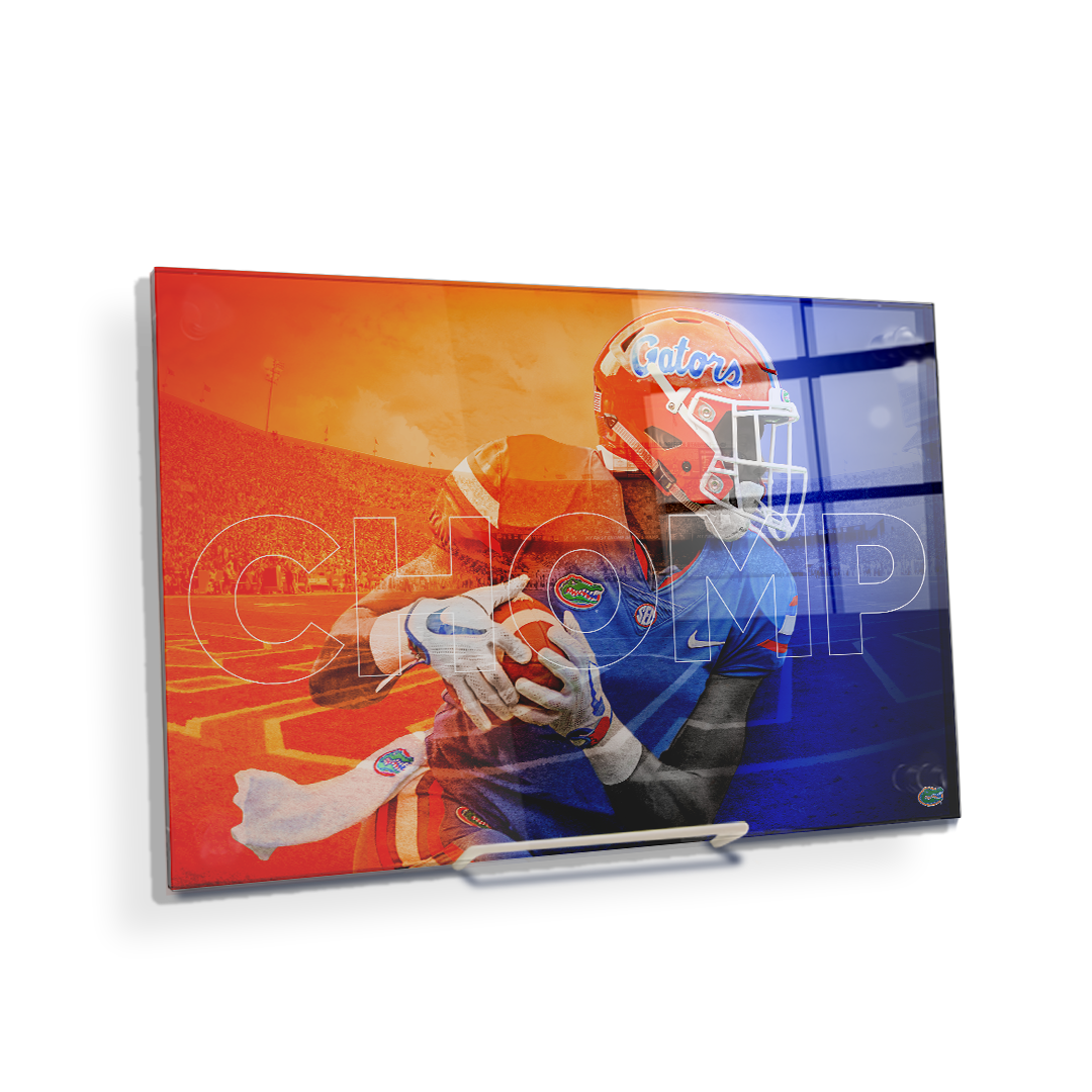 Florida Gators - Orange and Blue CHOMP - College Wall Art #Canvas