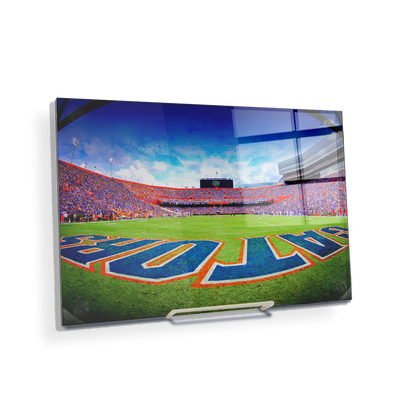 Florida Gators - Swamp End Zone - College Wall Art #Acrylic Mini